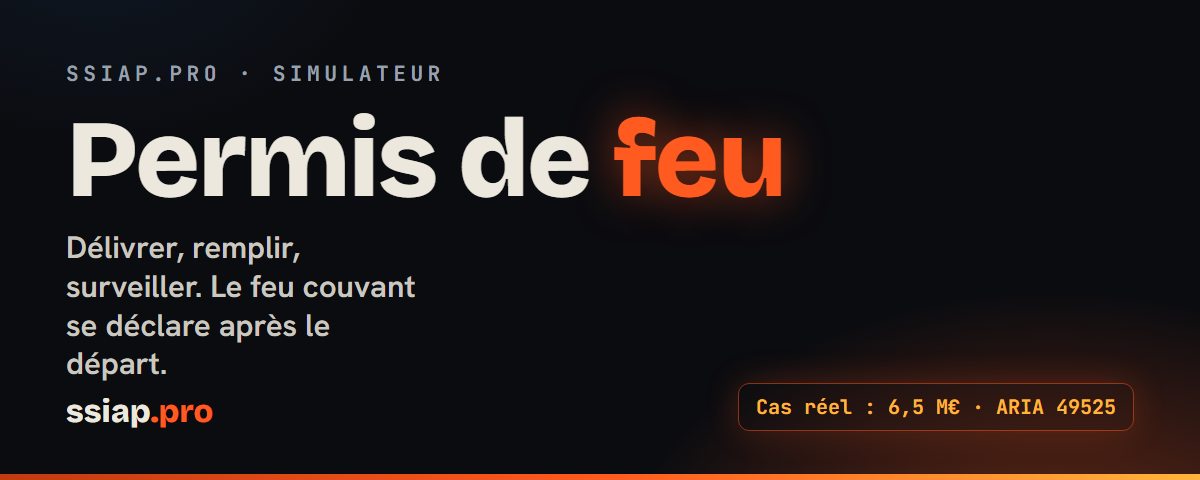 Permis de feu : délivrer, remplir, surveiller les travaux par points chauds